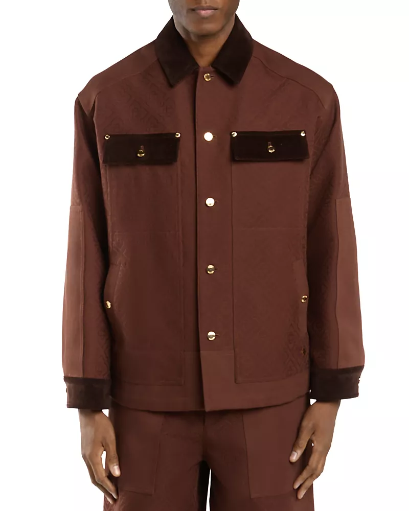 Casablanca Monogram Contrast Pocket Jacket