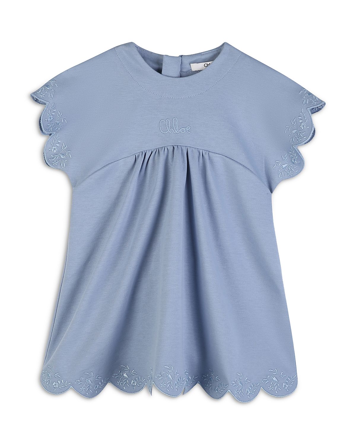 Chloe Girls' Embroidered Scalloped Dress - Baby