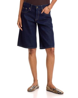Ariel High Rise Jean Shorts in Twilight Rinse