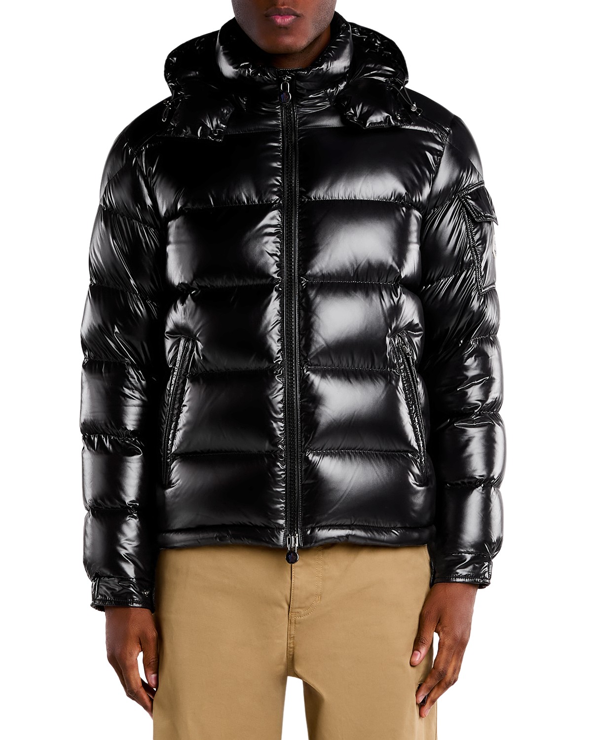 Moncler Maya Down Puffer Jacket in Black