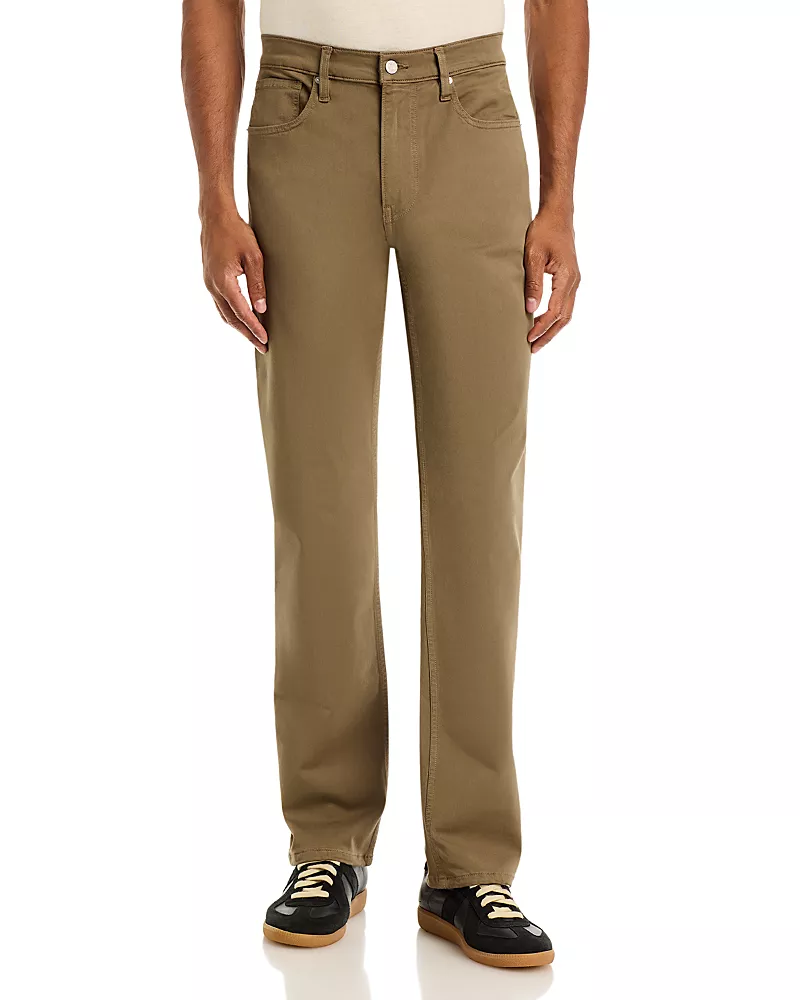 Frame Modern Straight Fit 32.5 Jeans in Soft Olive