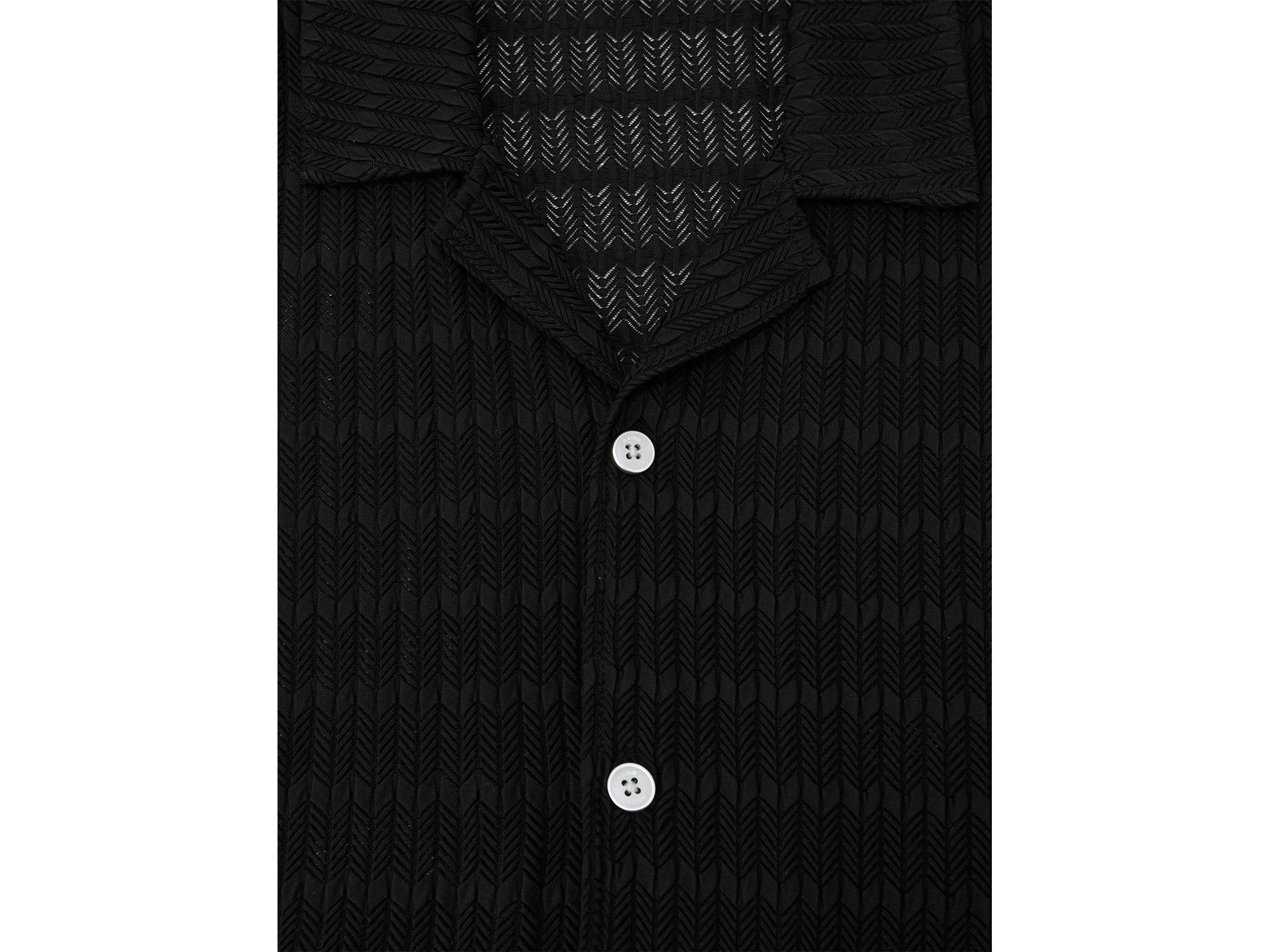 Crochet Knit Cuban Shirt — Image 5