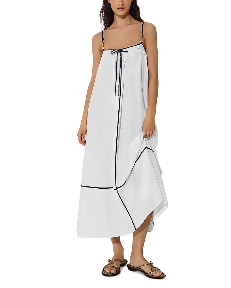 Reiss Isla Contrast Tipped Resort Dress