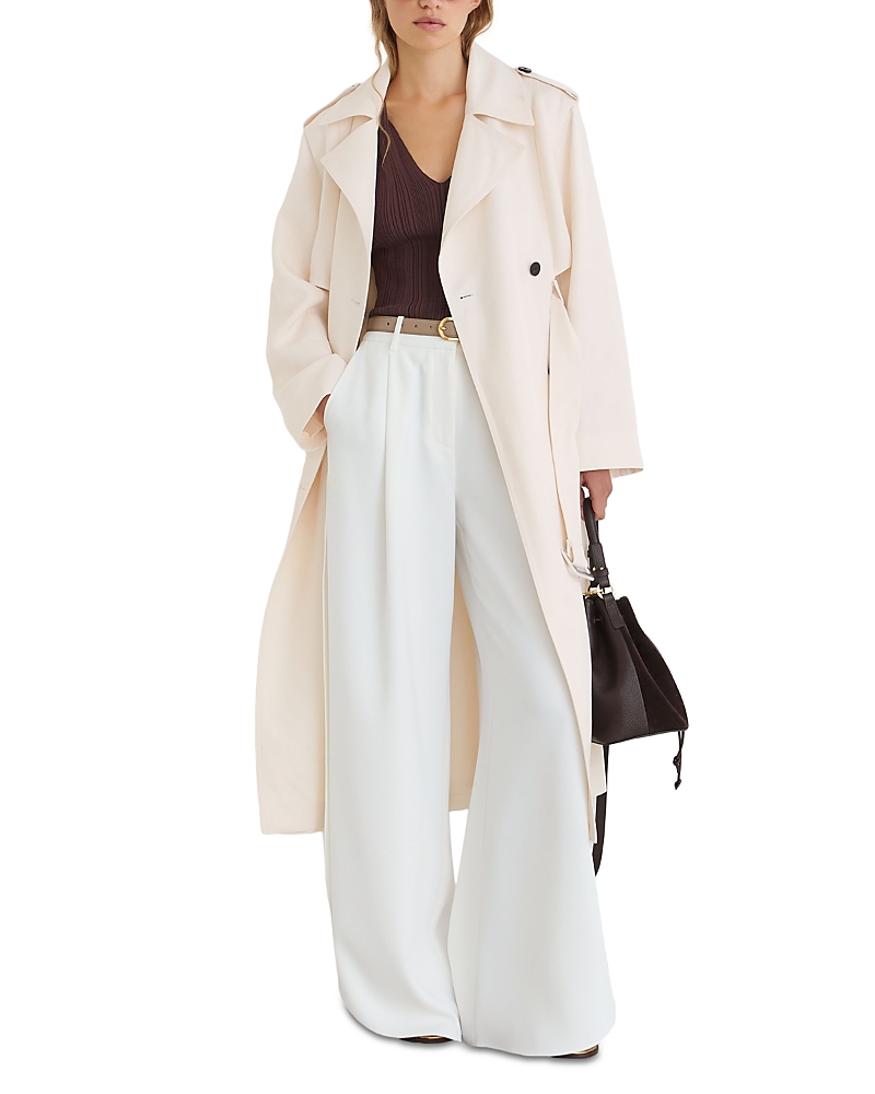 Reiss Charli Double Breasted Trench Coat