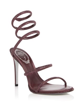 Women's Crystal Embellished Stiletto Sandals
