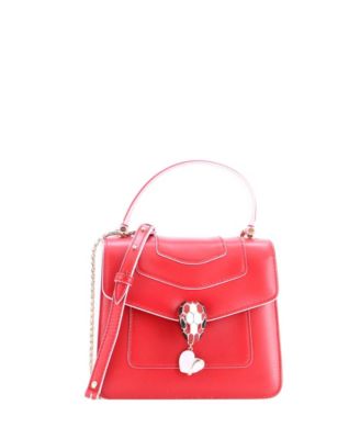  Small Serpenti Forever Dangle Top Handle Bag Leather