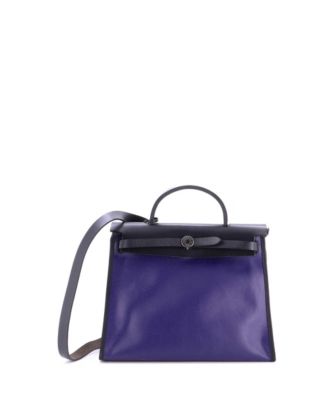31 Herbag Zip Berline Vache Canvas and Leather