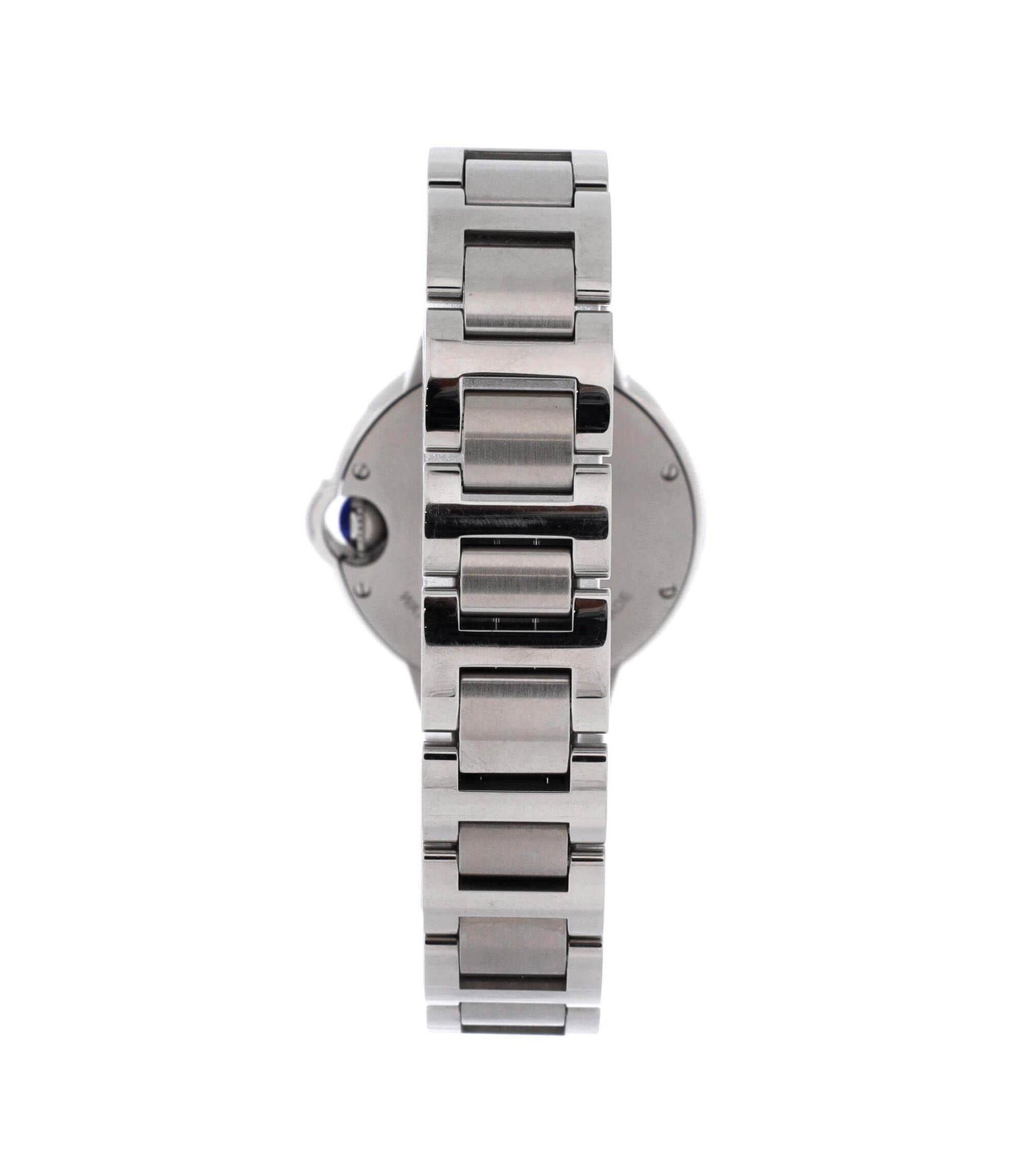 Ballon Bleu de Cartier Automatic Watch in Stainless Steel 33mm — Image 4