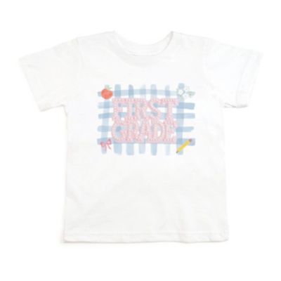 Girls' First Grade Pearl Patch Short Sleeve T-Shirt - Little Kid