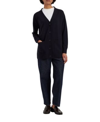 Women's Wool-Cashmere Long Cardigan