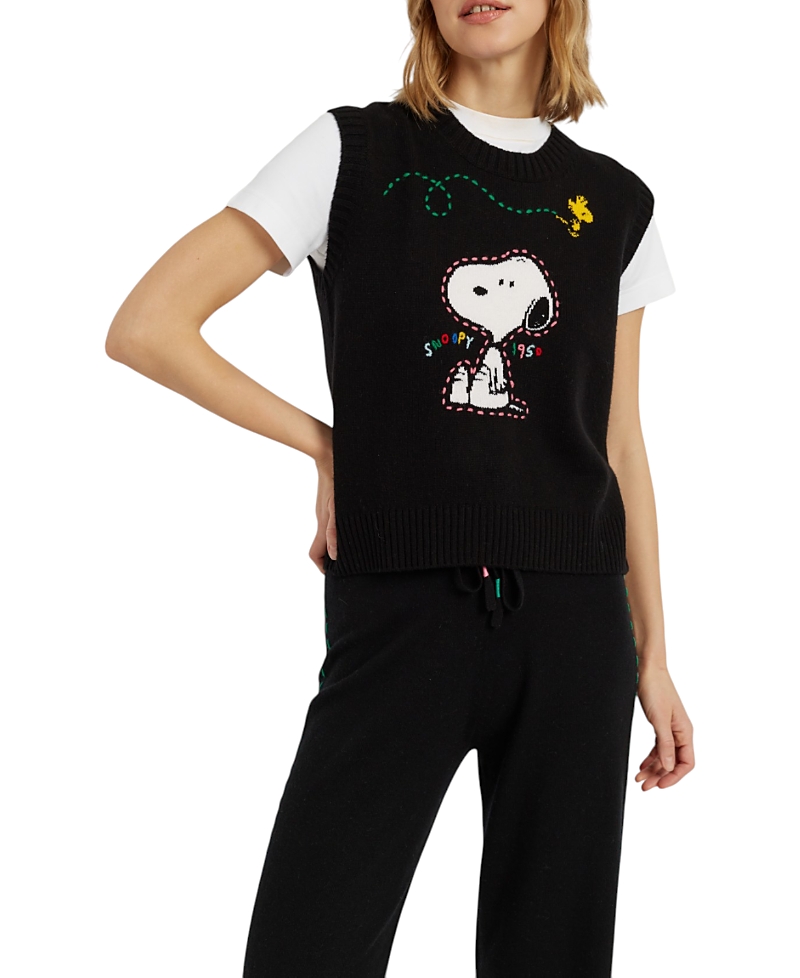 Chinti & Parker Women's Wool-Cashmere Snoopy Tank