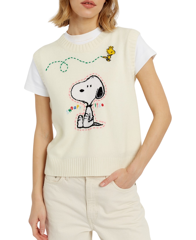 Chinti & Parker Women's Wool-Cashmere Snoopy Tank