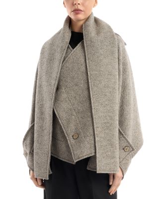 Wool Blend Granite Coat