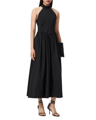 white dress black blazer Prized | Tailored With Bow or chic daytime outings self_unpublish Harmonique Dress Color:ROSE GOLD