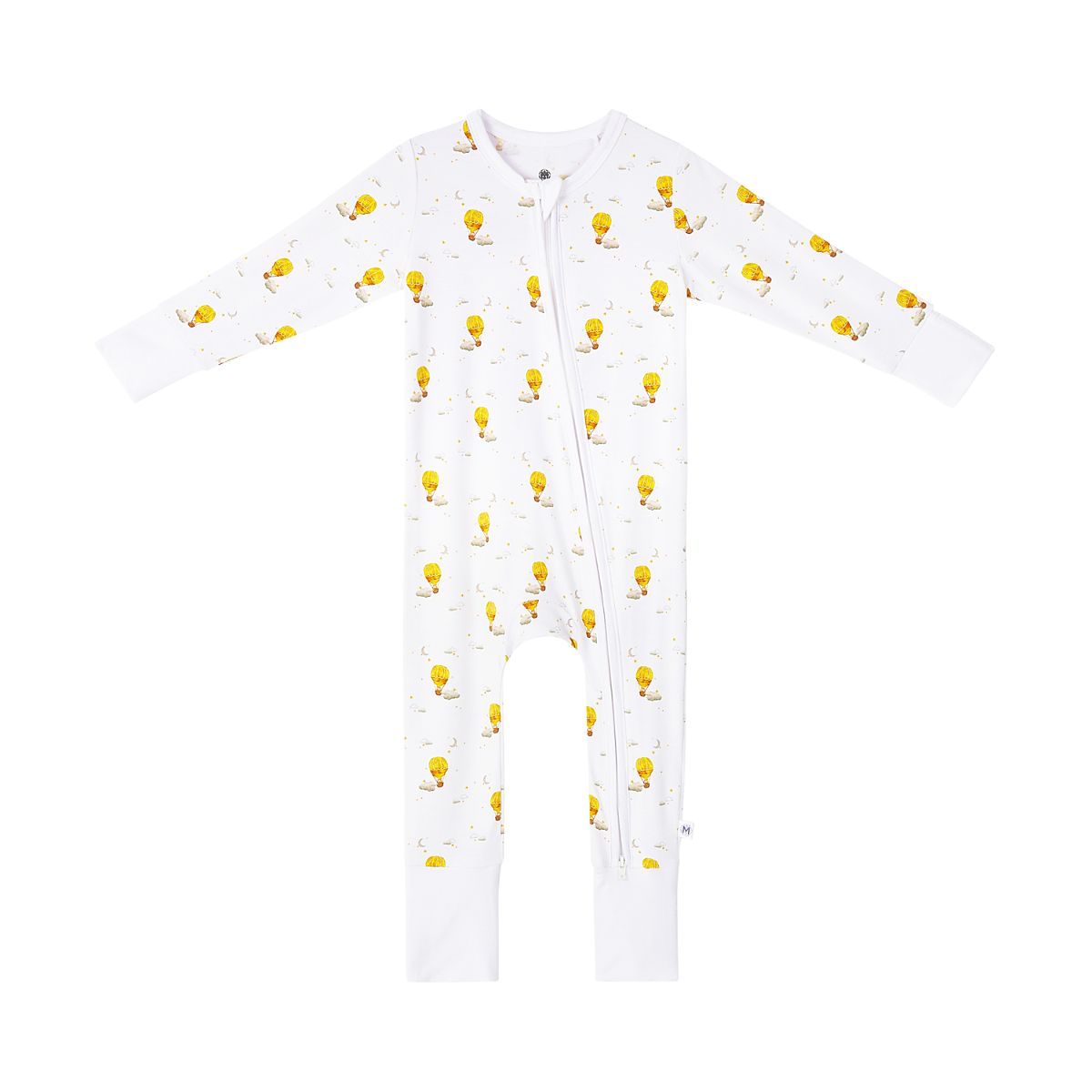Malabar Baby Unisex Hot Air Balloon Zipper Romper - Baby