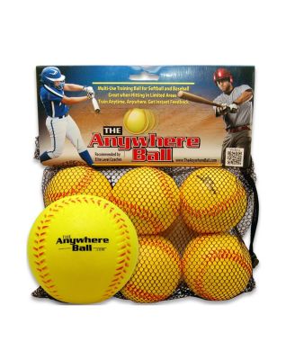 The Anywhere Ball 6 Pack 3" Squishy Foam Balls, Ages 3+