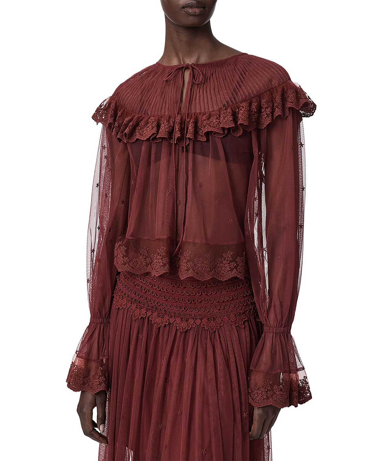 Allsaints Trixie Lace Top