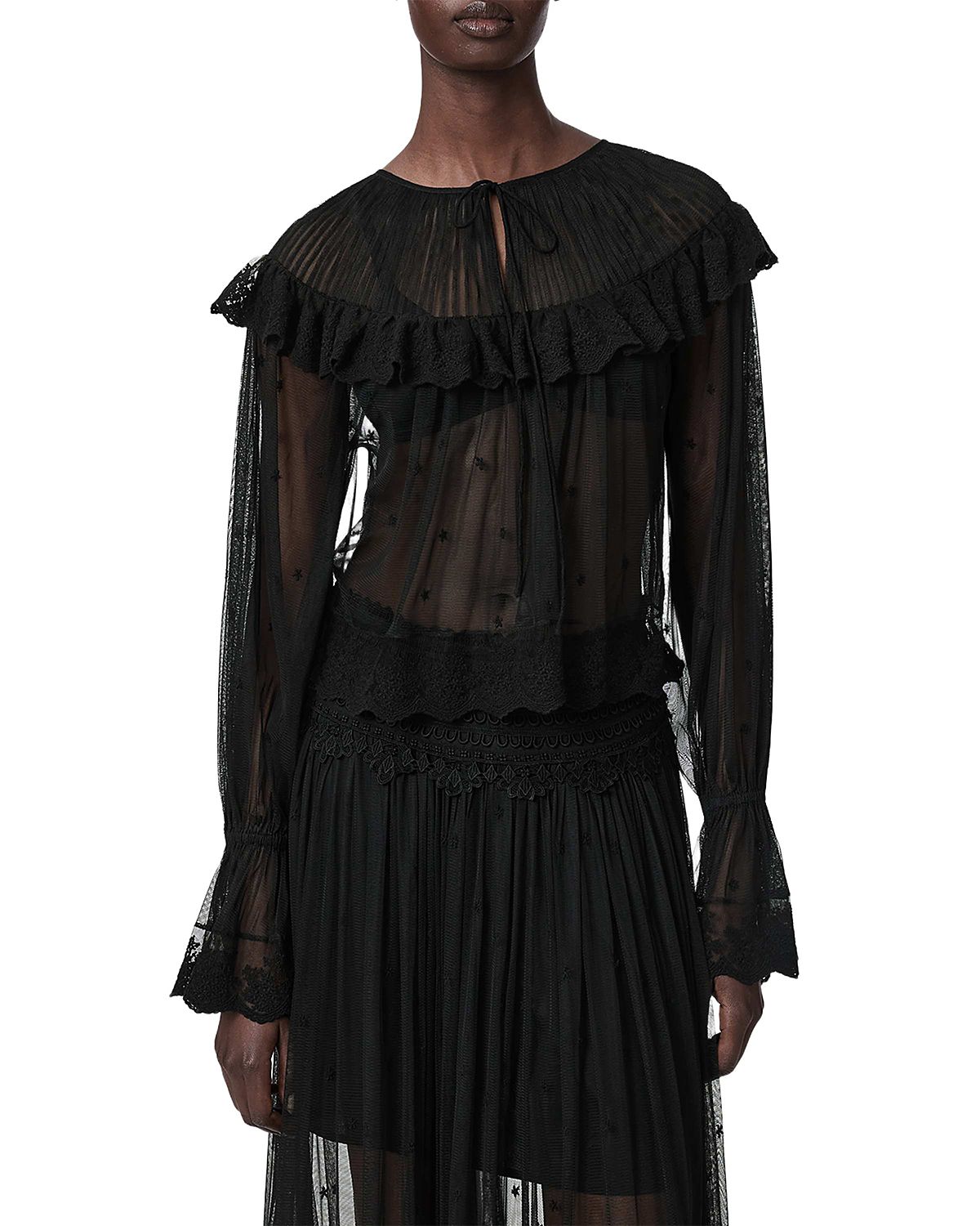 Allsaints Trixie Lace Top