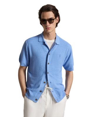 Polo Ralph Lauren — Polo Ralph Lauren Cotton-Linen Short-Sleeve Cardigan
