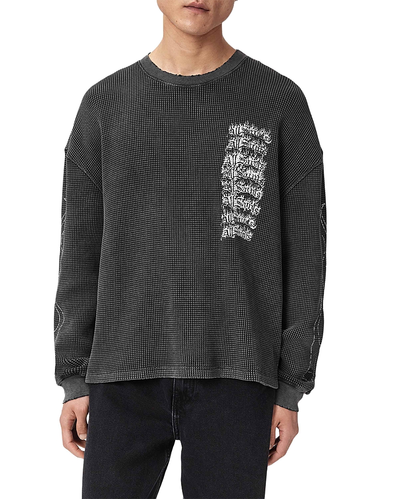 Allsaints Incendo Long Sleeve Crewneck Tee