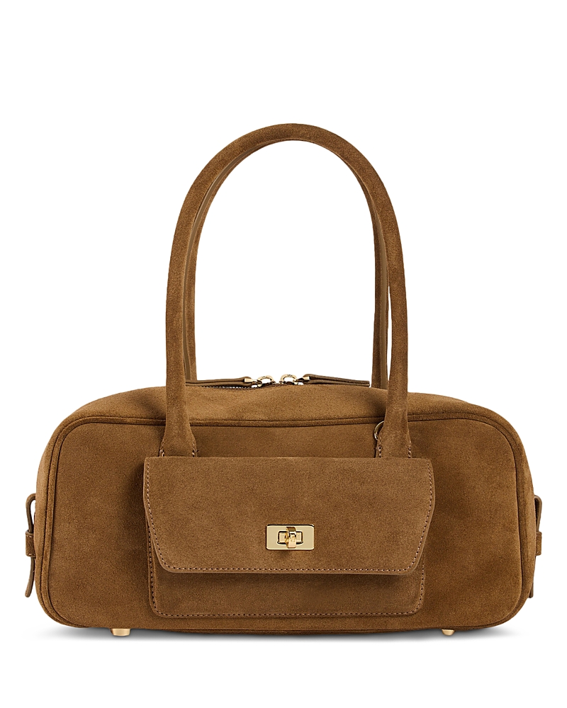 Sandro Ezmehralda Suede Crossbody Bag