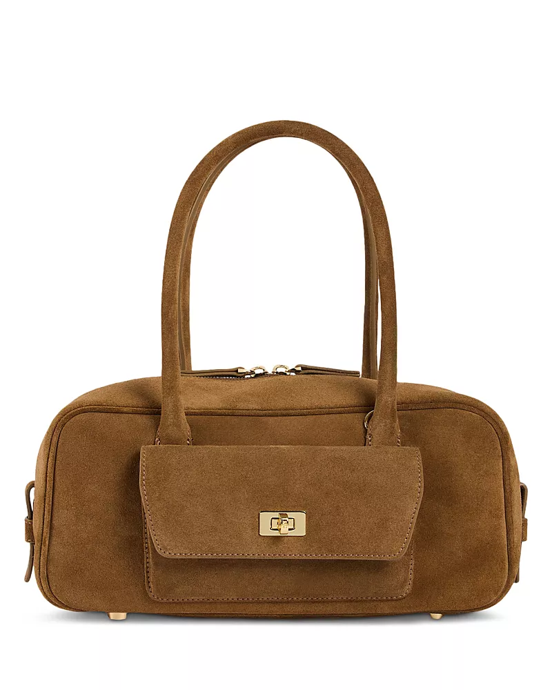 Sandro Ezmehralda Suede Crossbody Bag