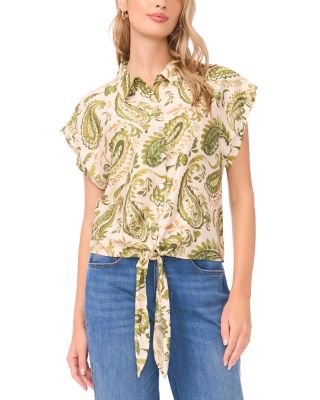 Tie Front Collared Shirt