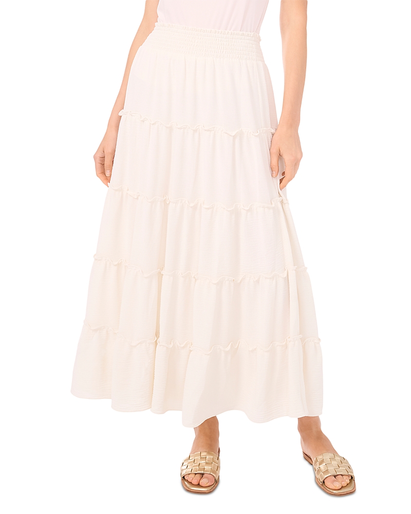 Vince Camuto Tiered Smocked Waist Maxi Skirt