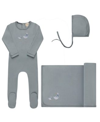 Unisex Cross Stitch Duckling Collection Layette Set - Baby