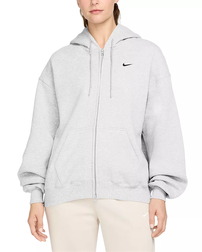Nike Studio Fleece Medium Weight Oversized Full Zip Hoodie