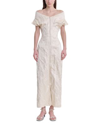 Kaley Paneled Off The Shoulder Dress