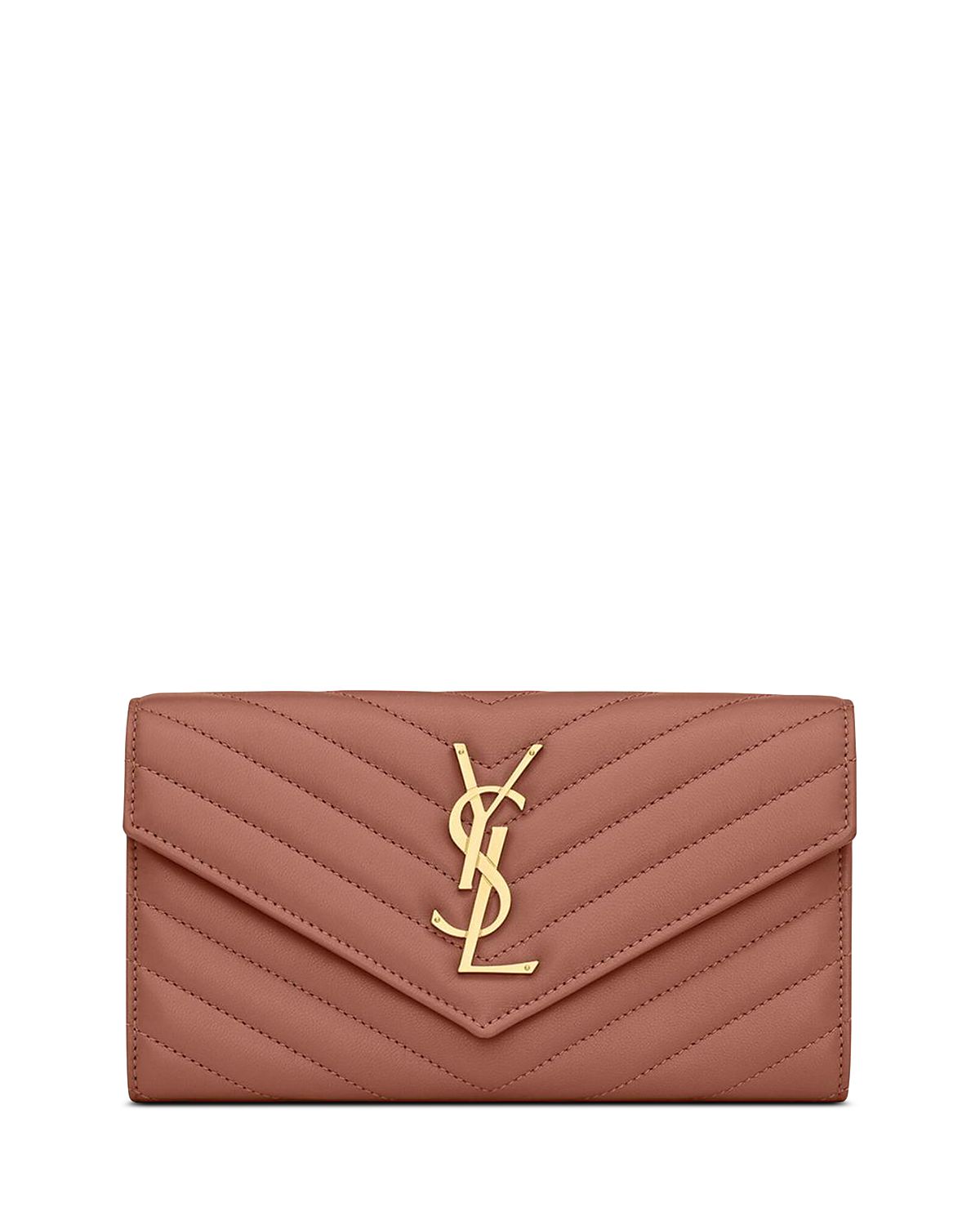 Saint Laurent Cassandre Matelasse Large Flap Wallet