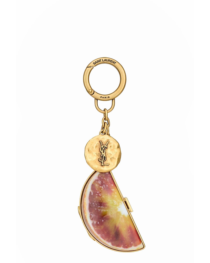 Saint Laurent Orange Keyring · OS
