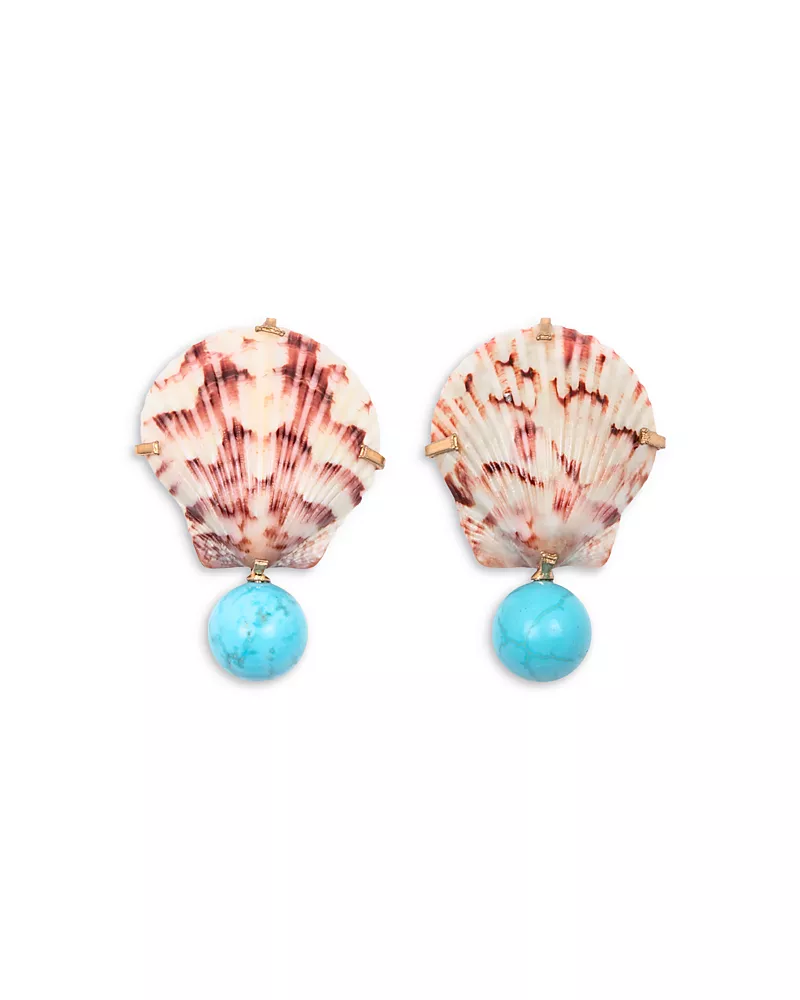 Jennifer Behr Kori Shell Earrings
