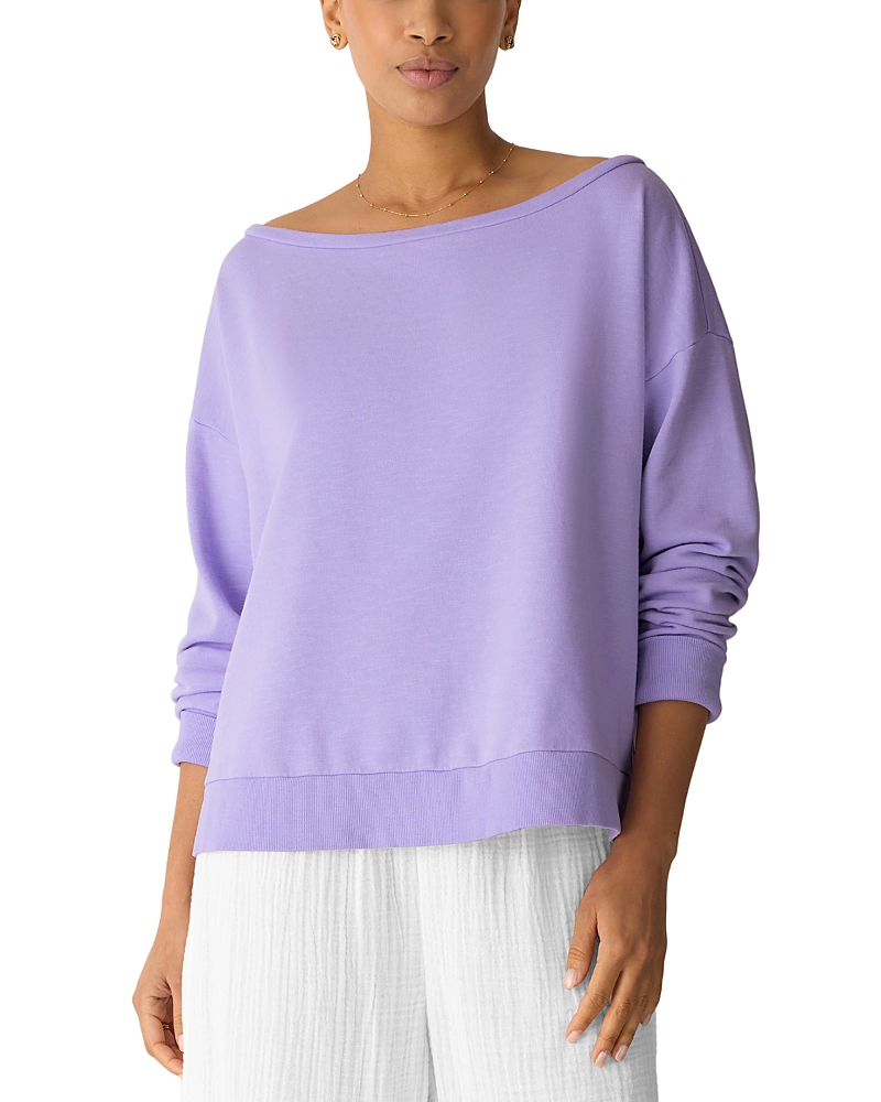 Eileen Fisher Boat Neck Sweatshirt
