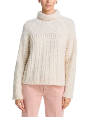 Super Cloud Cashmere Silk Turtleneck Sweater