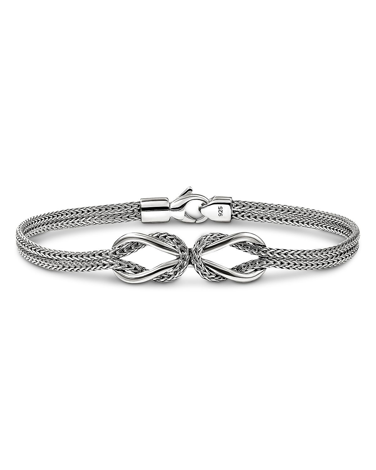 John Hardy Sterling Silver Love Knot Infinity Woven Link Bracelet