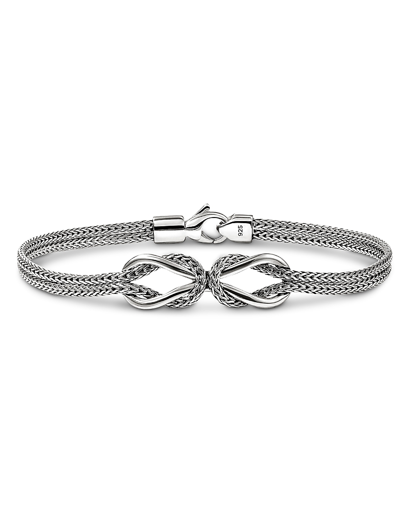 John Hardy Sterling Silver Love Knot Infinity Woven Link Bracelet