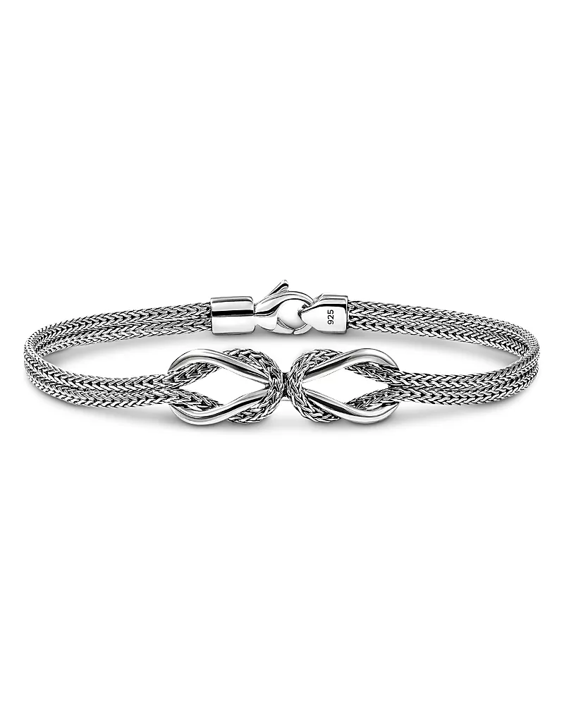 John Hardy Sterling Silver Love Knot Infinity Woven Link Bracelet
