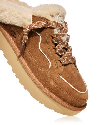 UGG® Women's Low Mel Shearling Mules | Bloomingdale's Shoes