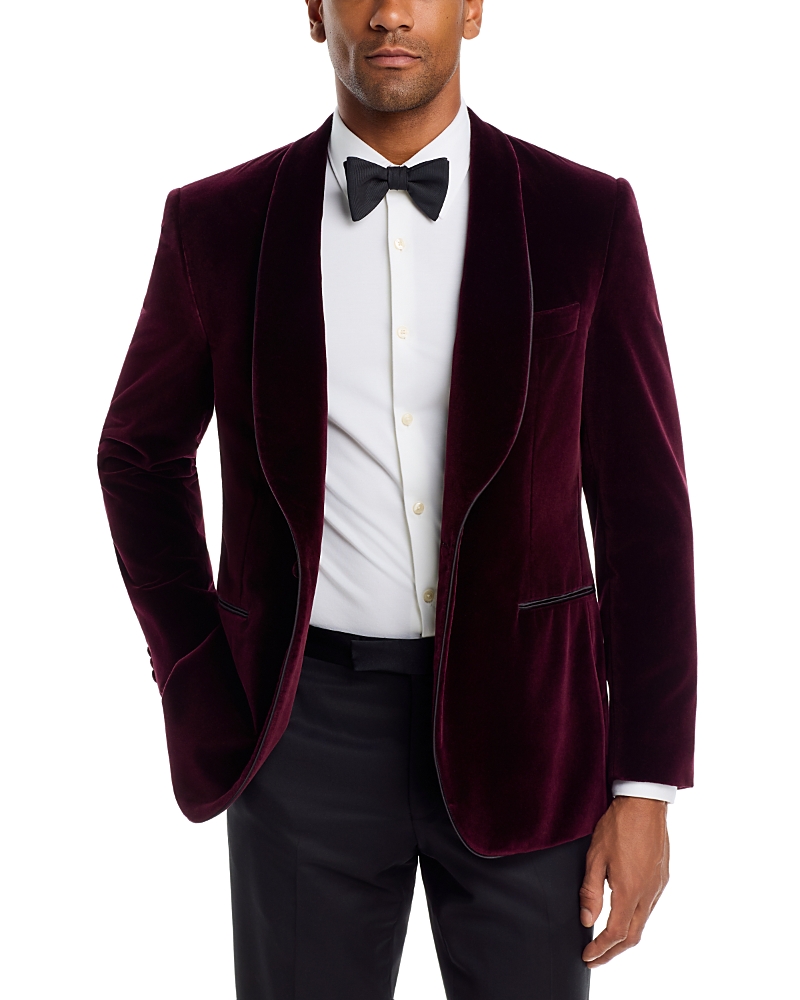 Canali Sienna Velvet Shawl Tuxedo Jacket