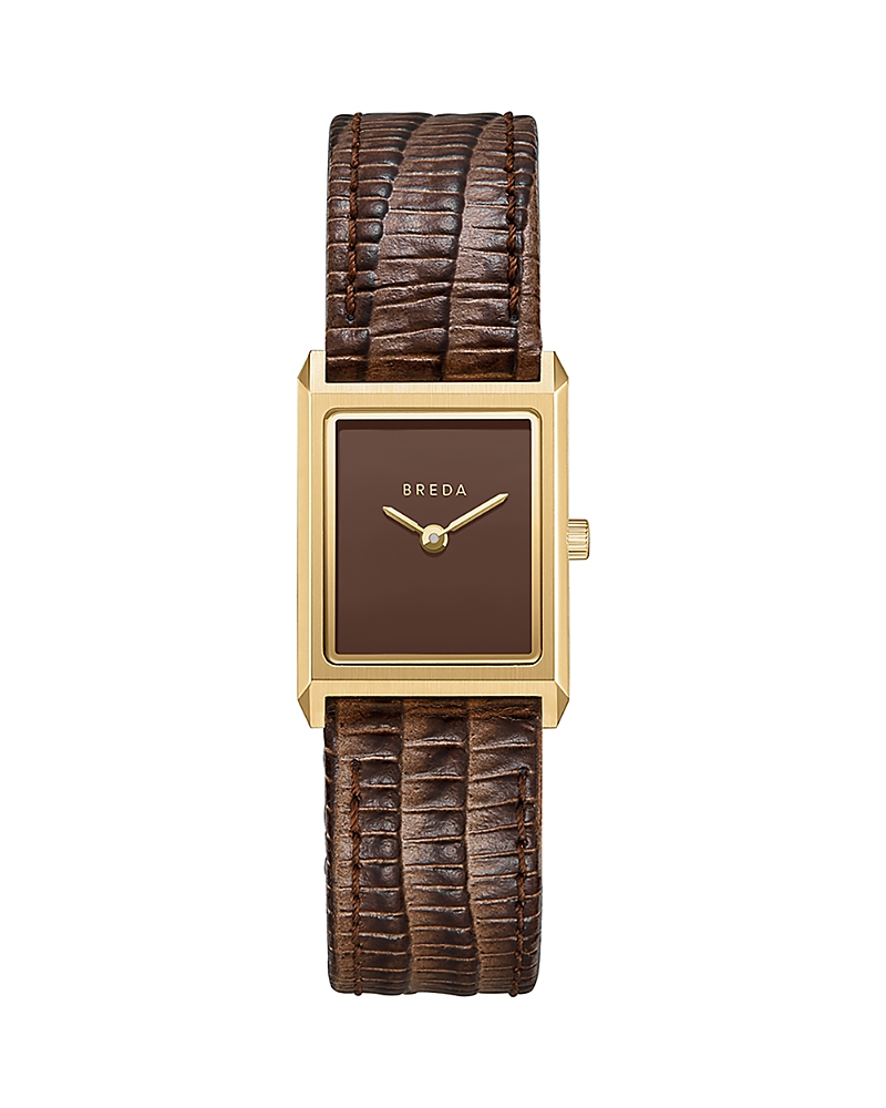 Breda Virgil Leather Strap Watch, 20mm x 16mm