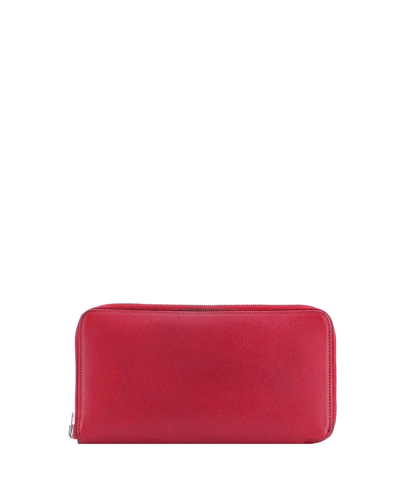 Pre-Owned HERMES Long Azap Zip Around Wallet Silk'in Epsom