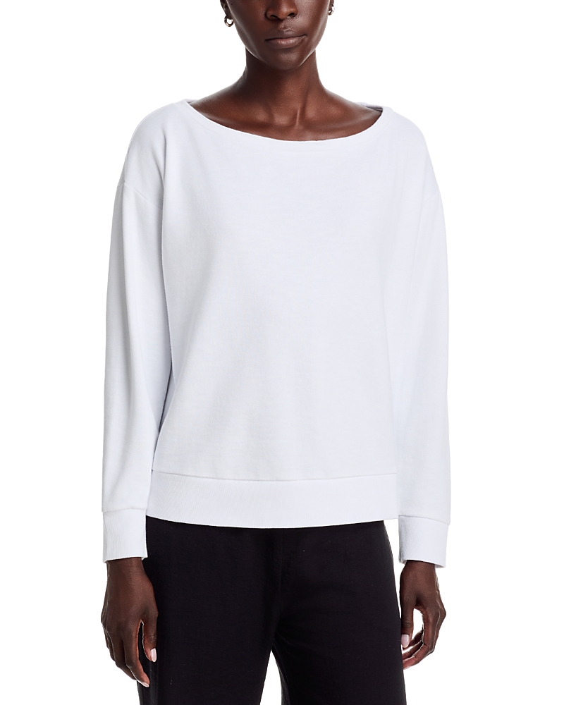 Eileen Fisher Boat Neck Sweatshirt