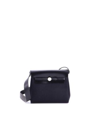 20 Herbag Zip Toile and Leather
