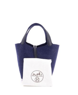 MM Picotin Lock Bag Felt with Leather