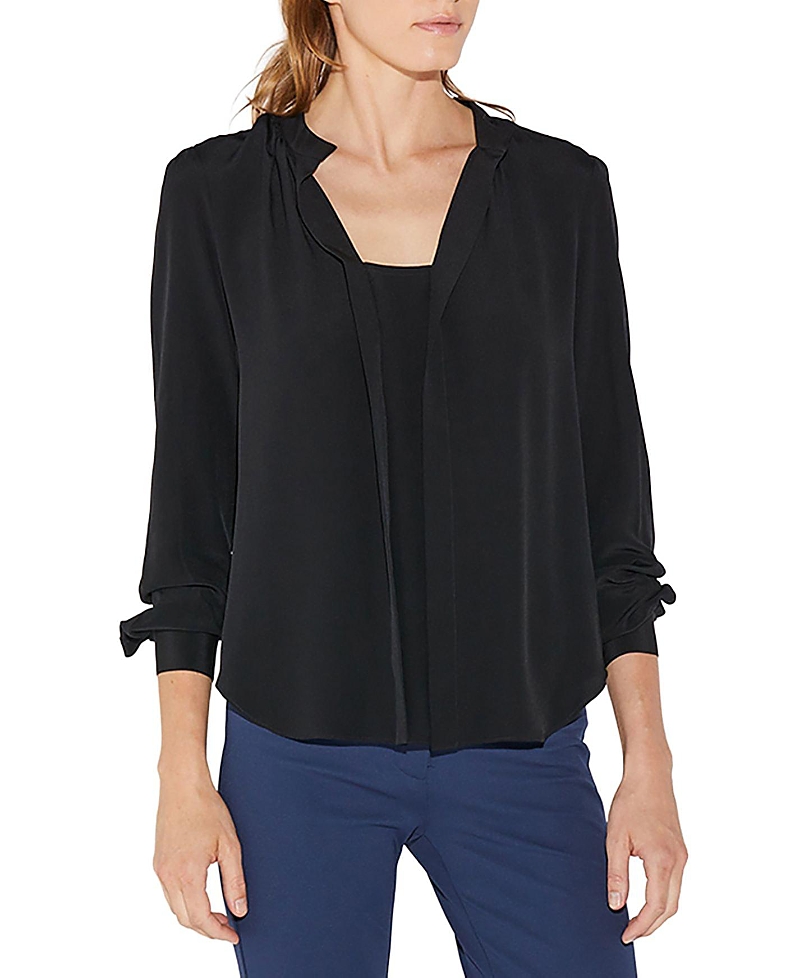 Callas Milano Olympia Longsleeve Silk Top