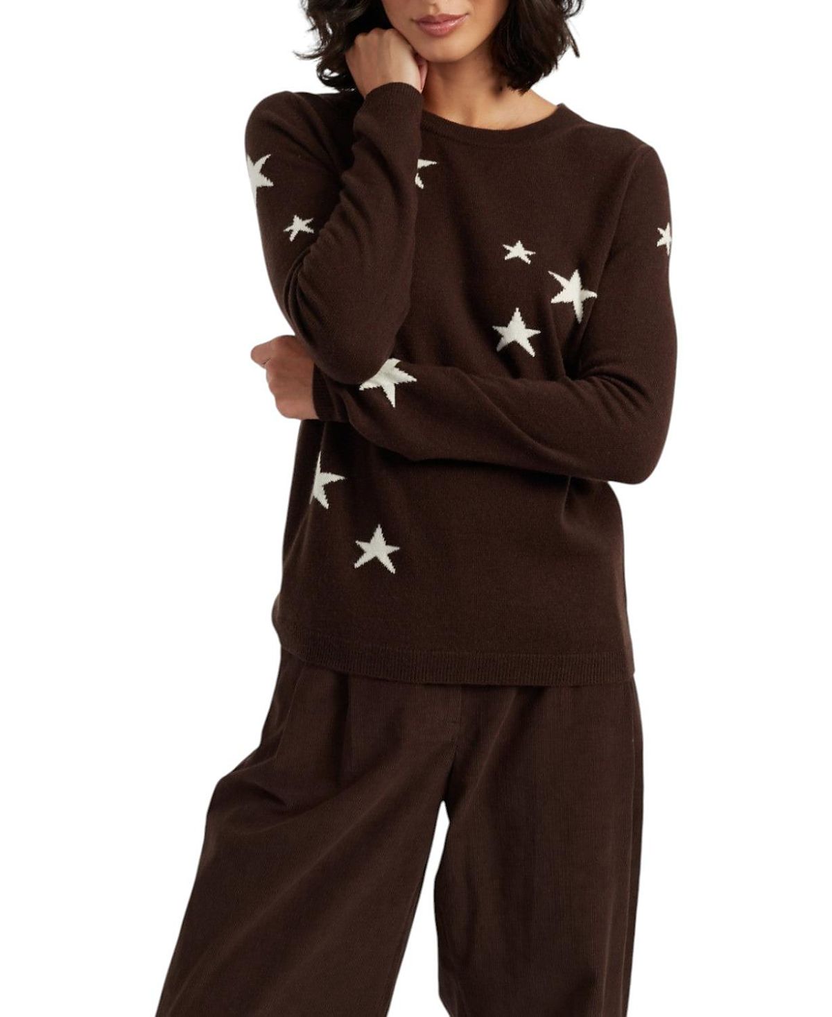 Chinti & Parker Women's Wool Cashmere Star Sweater
