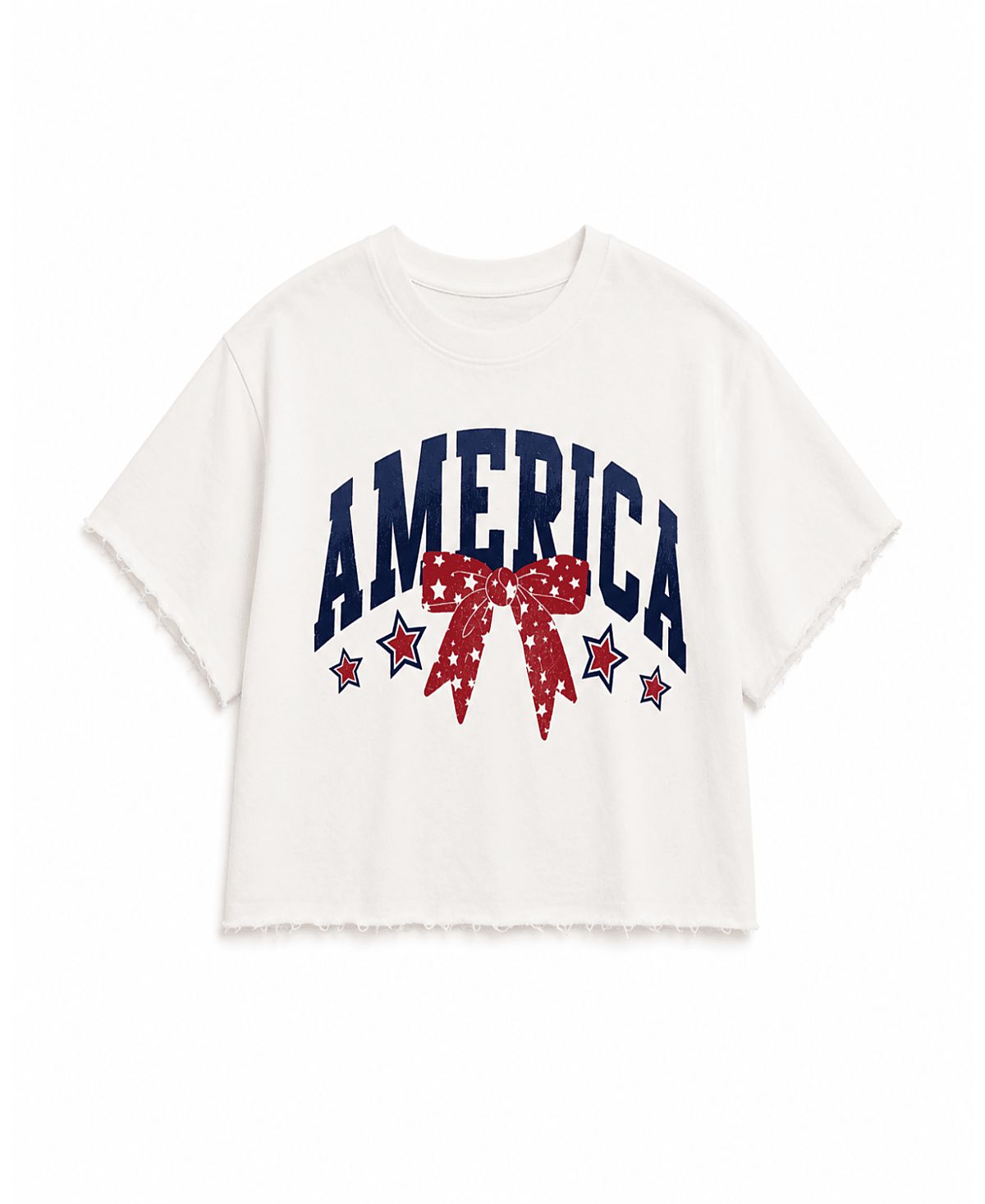 Prince Peter Collection Girls' America Bow Crop Top - Big Kid