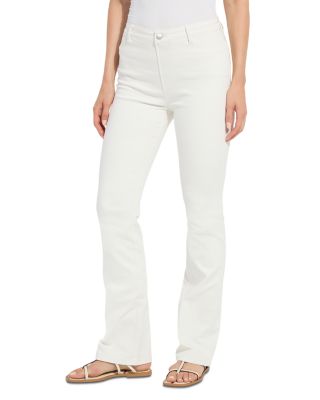 Lysse Estelle Everyday Flare Jeans in Dark Mid Wash